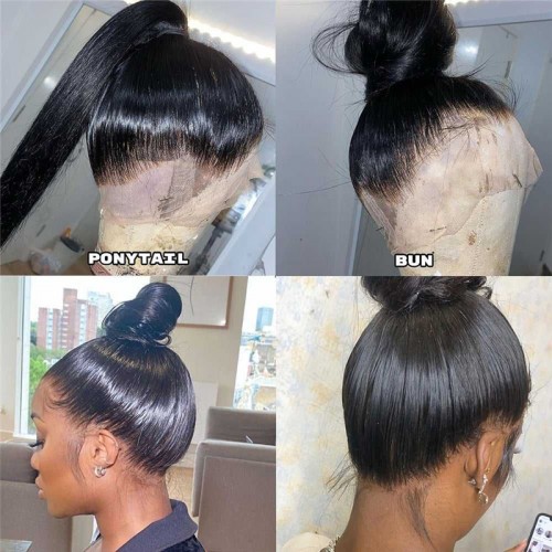 Straight Transparent 360 Lace Front Wig Human Hair Wigs | Human Hair Wig | Lace Front